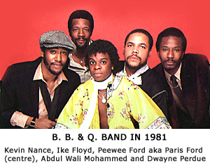 B. B. & Q. band in 1981