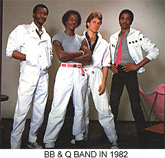 B. B. & Q. band in 1982